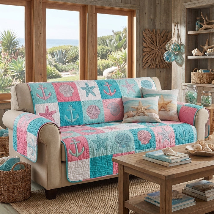 Beach Haven -tűzött kanapévédő