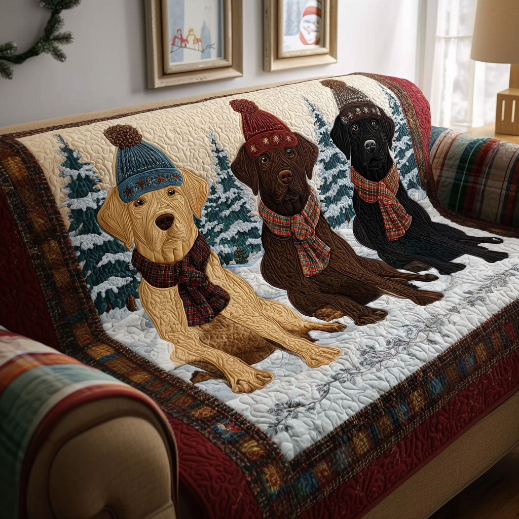 Labrador retriever tűzött kanapévédő