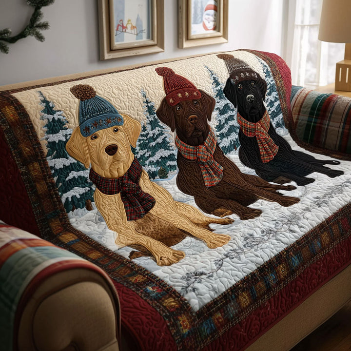 Labrador retriever tűzött kanapévédő