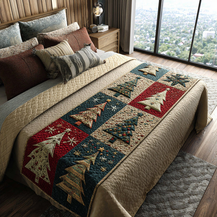 Ünnepi fák – patchwork huzat