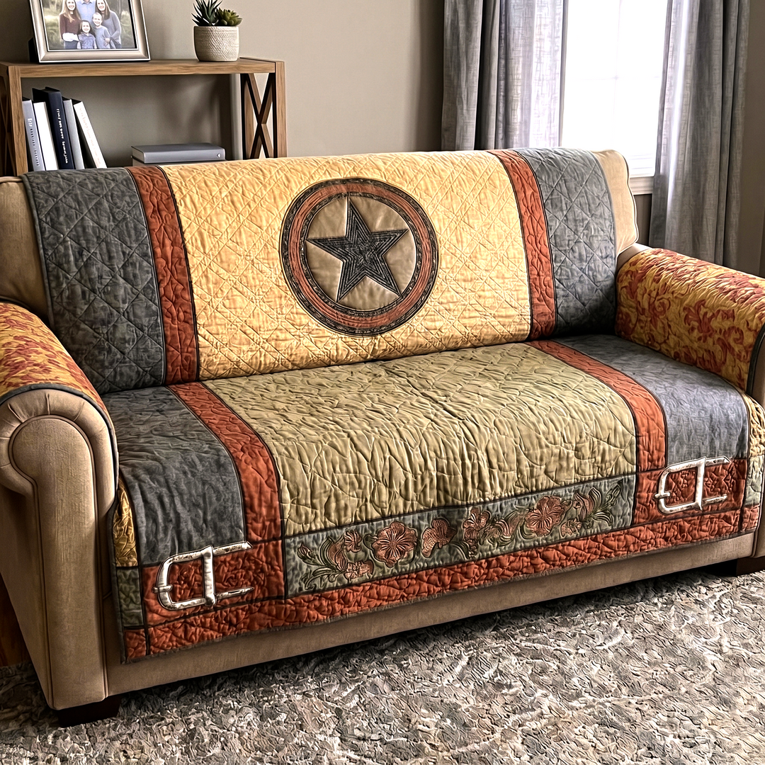 Texas Star -kanapé takaró
