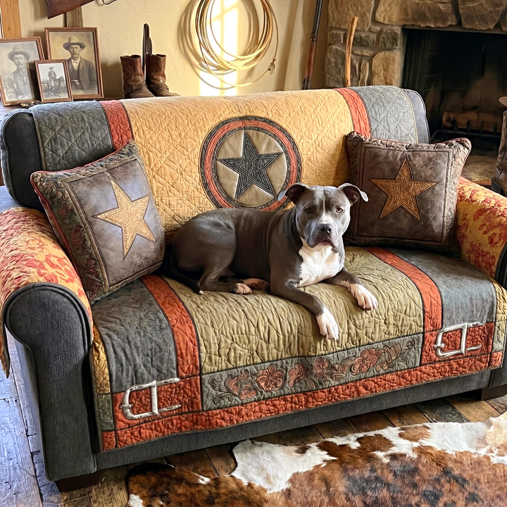 Texas Star -kanapé takaró