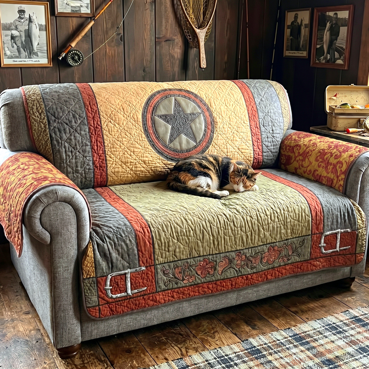 Texas Star -kanapé takaró