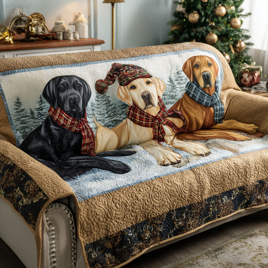 Labrador retriever tűzött kanapévédő