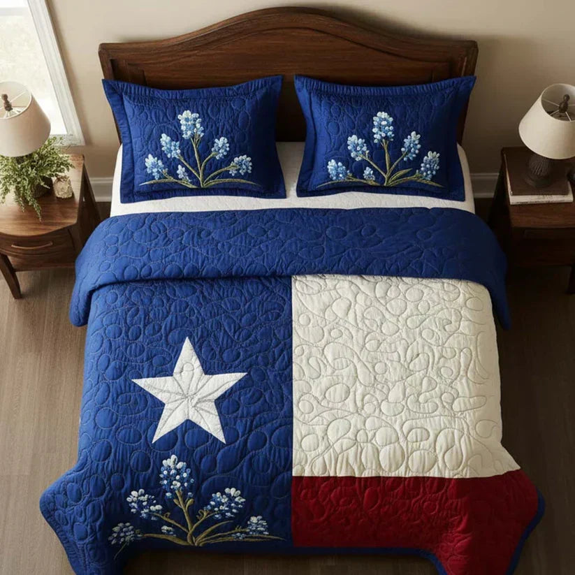 3 részes párnázott ágynemű - Texas büszkesége