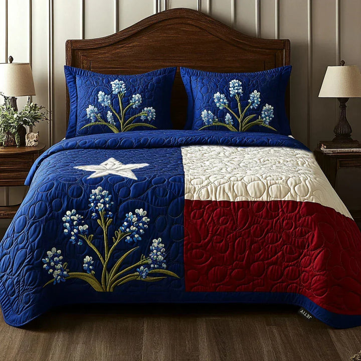 3 részes párnázott ágynemű - Texas büszkesége
