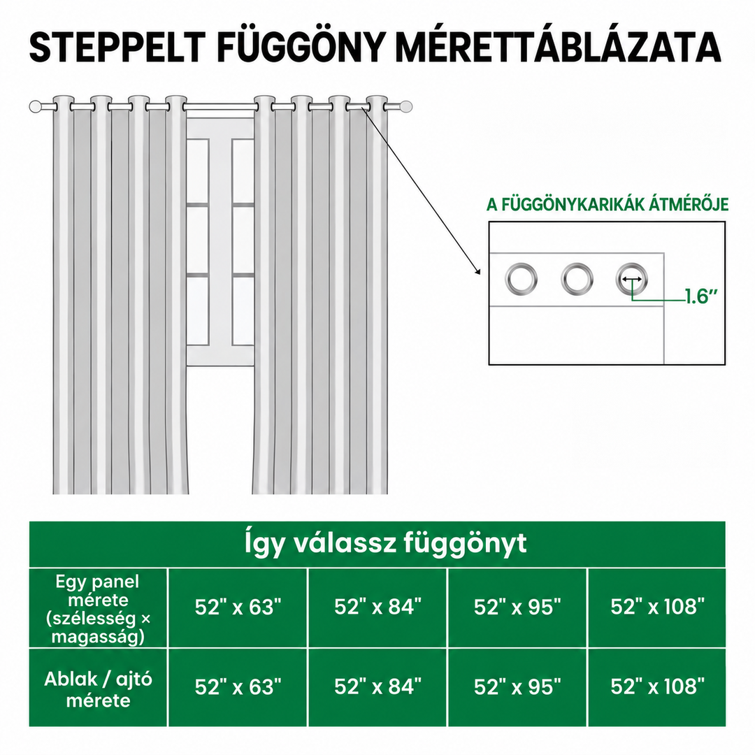 Tóparti Nyír -tűzött függöny NCU0NT11276