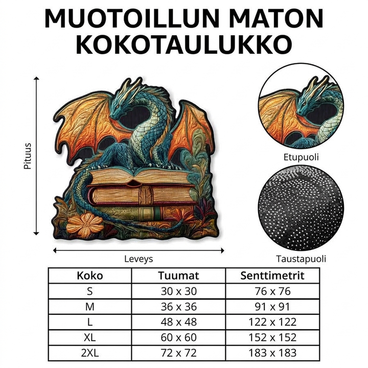 Hegyi Sasquatch formára vágott terítő NCU0DV9667