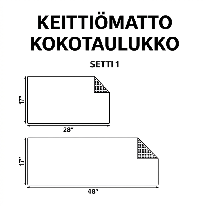 Kellemes hóbarát konyhai szőnyeg NCU0TD1693