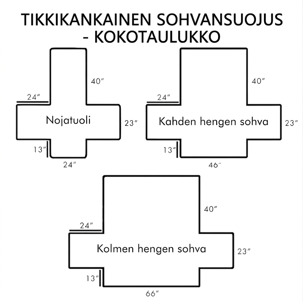 Vain nyugati tűzött kanapévédő